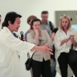 Ekskursija po Kinijos šiuolaikinio meno parodą. Donato Bielkausko nuotr.