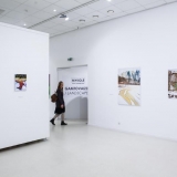 Mykolės tapybos darbų parodos „Gamtovaizdis” ekspozicijos fragmentas. Nerijaus Jankausko nuotr.