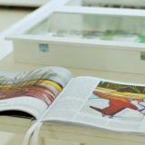 Mykolės tapybos parodos „Gamtovaizdis” fragmentas. Rūtos Petniūnaitės nuotr.