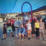 Kūrybinėse grafikos dirbtuvėse „Now Art. Atgimimas“. Agnės Tumšienės nuotr.