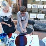 Grafikos kūrybinės dirbtuvės „Now Art. Atgimimas“. Loretos Patašienės nuotr.