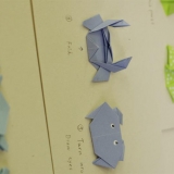 Origamio kūrybinės dirbtuvės KKKC Meno kieme. Rūtos Petniūnaitės nuotr.