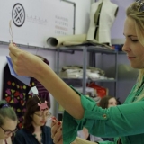 Origamio kūrybinės dirbtuvės KKKC Meno kieme. Rūtos Petniūnaitės nuotr.