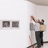 Eksponuojama Arvydo Palevičiaus paroda „Nuo fizikos iki metafizikos“. Domo Rimeikos nuotr.