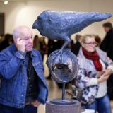 5-osios respublikinės parodos „Mažoji plastika“ ekspozicijos fragmentas. Nerijaus Jankausko nuotr.