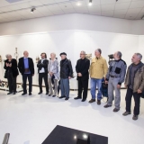 Parodos „Mažoji plastika“ atidarymo akimirka. Nerijaus Jankausko nuotr.