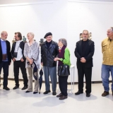 Parodos „Mažoji plastika“ atidarymo akimirka. Nerijaus Jankausko nuotr.