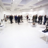 5-osios respublikinės parodos „Mažoji plastika“ ekspozicijos fragmentas. Nerijaus Jankausko nuotr.