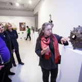 5-osios respublikinės parodos „Mažoji plastika“ ekspozicijos fragmentas. Nerijaus Jankausko nuotr.