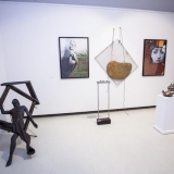 5-osios respublikinės parodos „Mažoji plastika“ ekspozicijos fragmentas. Nerijaus Jankausko nuotr.