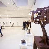 5-osios respublikinės parodos „Mažoji plastika“ ekspozicijos fragmentas. Nerijaus Jankausko nuotr.