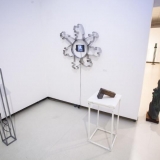 5-osios respublikinės parodos „Mažoji plastika“ ekspozicijos fragmentas. Nerijaus Jankausko nuotr.