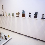 5-osios respublikinės parodos „Mažoji plastika“ ekspozicijos fragmentas. Nerijaus Jankausko nuotr.