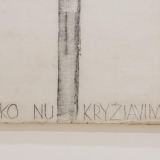 Leonas Linas Katinas. Nieko nukryžiavimas. 1997 m. (fragmentas). Domo Rimeikos nuotr.