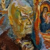 Solomonas Teitelbaumas. Kelionė su Dante Aligjeri. In memoriam Eimantui Nekrošiui. 2019 m. (fragmentas). Domo Rimeikos nuotr.