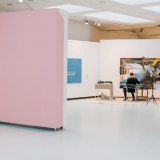 KKKC Parodų rūmuose kuria Aurimas Eidukaitis. Domo Rimeikos nuotr.