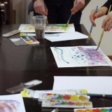 Projektas \"Per negalią galintiems\". Žemės menas. Rūtos Petniūnaitės nuotr.