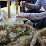 Projektas \"Per negalią galintiems\". Žemės menas. Rūtos Petniūnaitės nuotr.