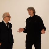 Parodos autorius Pietro Finelli ir KKKC direktorius Ignas Kazakevičius. Ingridos Mockutės-Pocienės nuotr.