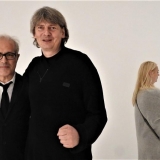 Ignas Kazakevičius pristatė parodos autorių Pietro Finelli. Gedimino Pilaičio nuotr.