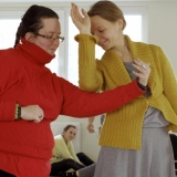 Projektas \"Per negalią galintiems\". Performansas. Rūtos Petniūnaitės nuotr.