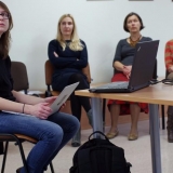 Projektas \"Per negalią galintiems\". Performansas. Rūtos Petniūnaitės nuotr.