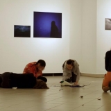 Projektas \"Per negalią galintiems\". Performansas. Rūtos Petniūnaitės nuotr.