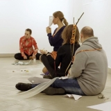 Projektas \"Per negalią galintiems\". Performansas. Rūtos Petniūnaitės nuotr.