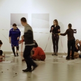 Projektas \"Per negalią galintiems\". Performansas. Rūtos Petniūnaitės nuotr.