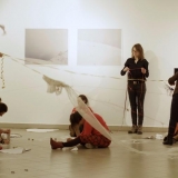 Projektas \"Per negalią galintiems\". Performansas. Rūtos Petniūnaitės nuotr.