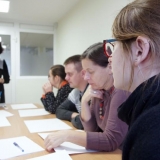 Projektas \"Per negalią galintiems\". Performansas. Rūtos Petniūnaitės nuotr.