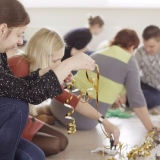 Projektas \"Per negalią galintiems\". Performansas. Rūtos Petniūnaitės nuotr.