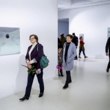 Rodion Petroff. Kas, jei paklaustum Johno Lilly. Aliejus, drobė, plaukai, 2017 m. Nerijaus Jankausko nuotr.