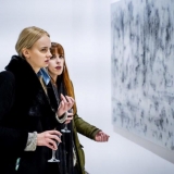 Rodion Petroff. Nuorodų žemėlapis. Aliejus, drobė, sintetiniai plaukai, 2018 m. Nerijaus Jankausko nuotr.