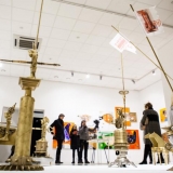 Romualdas Inčirauskas, skulptūrinė instaliacija „Civilizacijos II“, fragmentas. Nerijaus Jankausko nuotr.