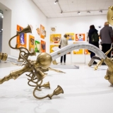 Romualdo Inčirausko kūrybos paroda „Skulptūra. Tapyba. Tarytum juvelyrika“. Nerijaus Jankausko nuotr.