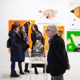 Romualdas Inčirauskas, tapybos ciklas „Abstrakcija su autoriniu ženklu“. Nerijaus Jankausko nuotr.