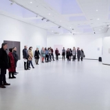 Rosandos Sorakaitės ir Povilo Ramanausko parodų pristatymas. Nerijaus Jankausko nuotr.