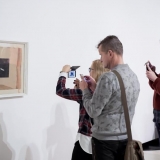 Povilo Ramanausko parodos pristatymas. Nerijaus Jankausko nuotr.