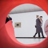 Povilo Ramanausko parodos pristatymas. Nerijaus Jankausko nuotr.