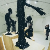 Tado Vosyliaus parodos „T.V. Vol.2: paminklai“ fragmentas. Donato Bielkausko nuotr.