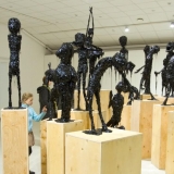 Tado Vosyliaus parodos „T.V. Vol.2: paminklai“ fragmentas. Nerijaus Jankausko nuotr.