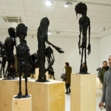 Tado Vosyliaus parodos „T.V. Vol.2: paminklai“ fragmentas. Nerijaus Jankausko nuotr.