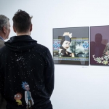 Tomos Šlimaitės parodoje „Nežemiški vaikai“. Nerijaus Jankausko nuotr.