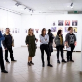 Atidarant Tomo Tereko fotografijų parodą. Nerijaus Jankausko nuotr.