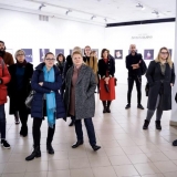 Atidarant Tomo Tereko fotografijų parodą. Nerijaus Jankausko nuotr.