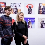 Atidarant Tomo Tereko fotografijų parodą. Nerijaus Jankausko nuotr.