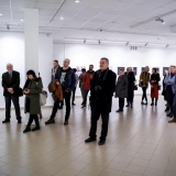 Atidarant Tomo Tereko fotografijų parodą. Nerijaus Jankausko nuotr.