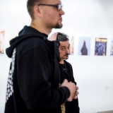 Atidarant Tomo Tereko fotografijų parodą. Nerijaus Jankausko nuotr.