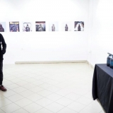 Atidarant Tomo Tereko fotografijų parodą. Nerijaus Jankausko nuotr.